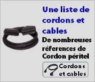 Cordon pritel et adaptateur 