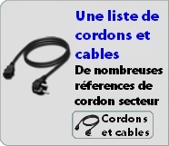 Cordons secteur 