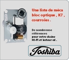 Bloc mca CD Toshiba 