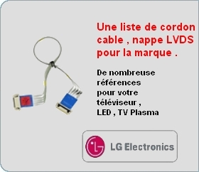 Cordon nappe LVDS LG 