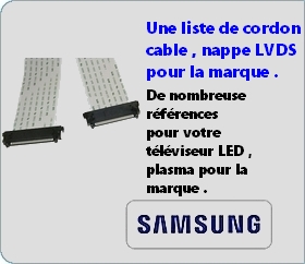 Cordon LVDS Samsung 