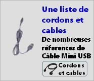 Cable mini usb 