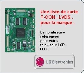 Carte T-CON board LG 