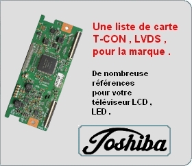 Carte T-CON board Toshiba 