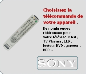 Tlcommande Sony 