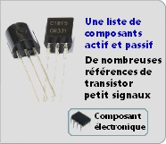 Transistors petit signaux 